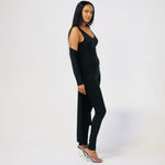 Load image into Gallery viewer, 2 Piece Jumpsuit Set | Black
