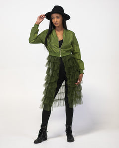 Out With A Bang Jacket | Olive Green