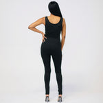 Load image into Gallery viewer, 2 Piece Jumpsuit Set | Black
