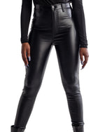 Load image into Gallery viewer, Stretch You Out | High Waisted Leather Pants
